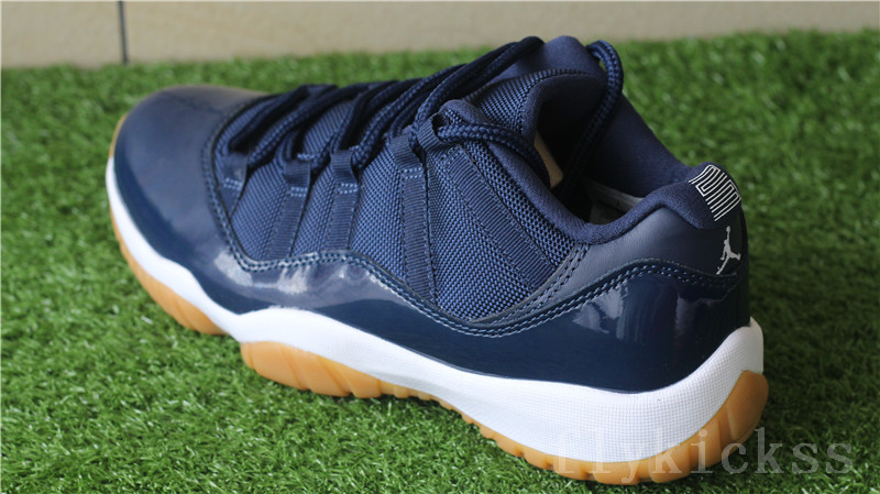 Authentic Air Jordan 11 Low Navy Gum